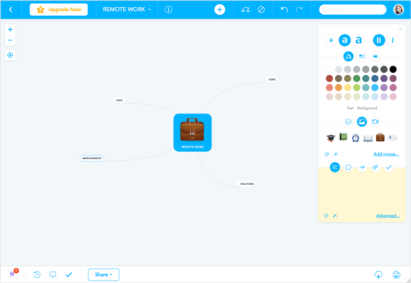 MindMeister screenshot