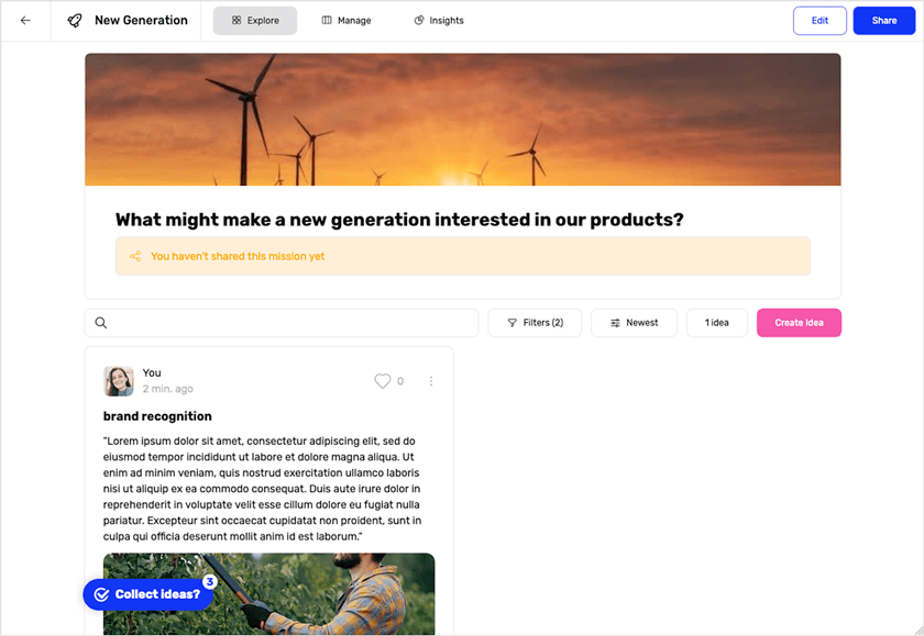Ideanote screenshot