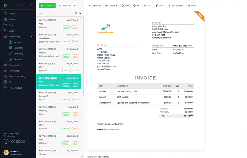 invoice