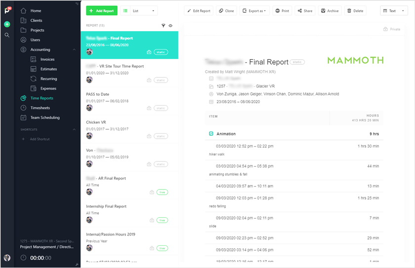 mammoth-screenshot