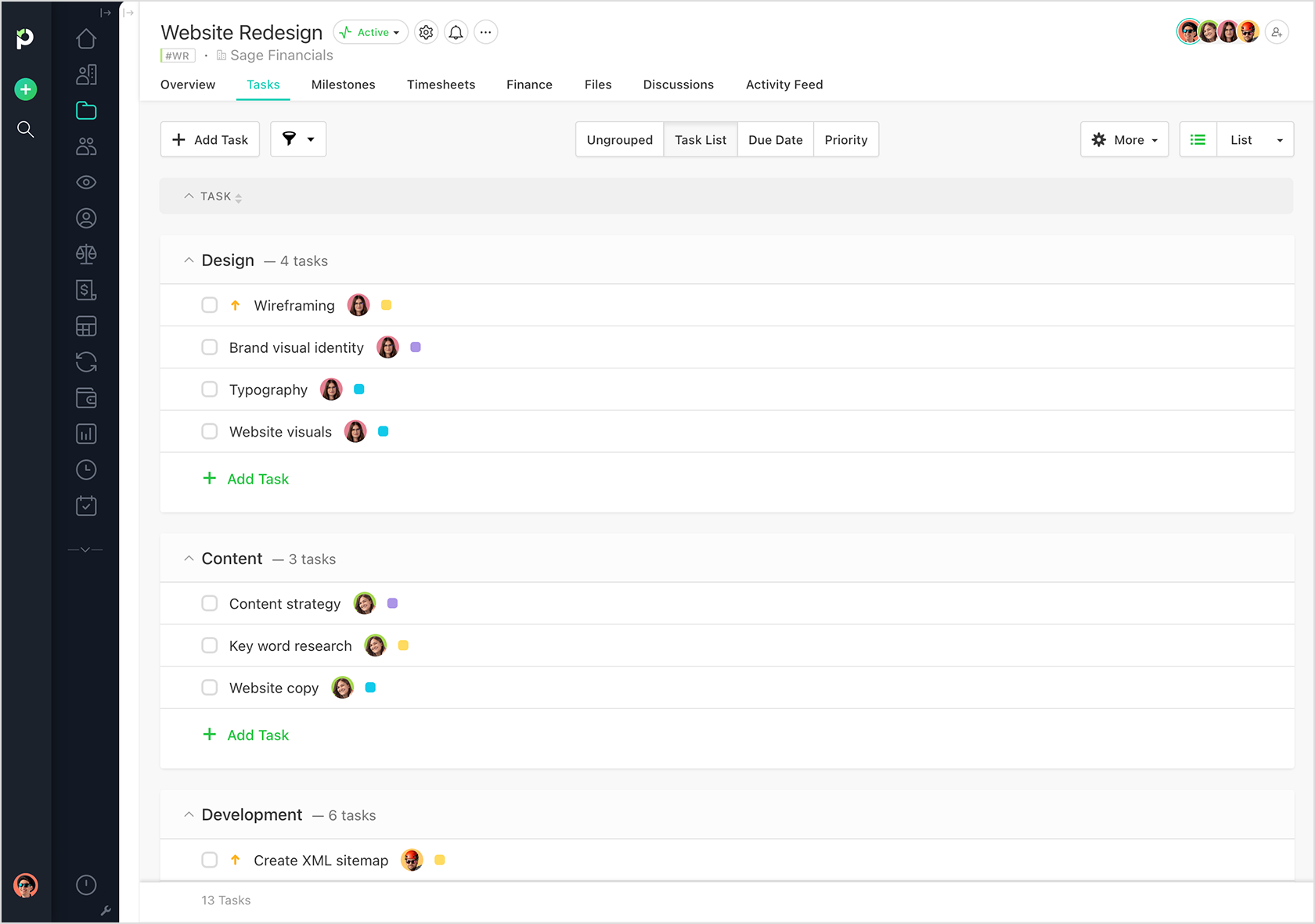 Task lists