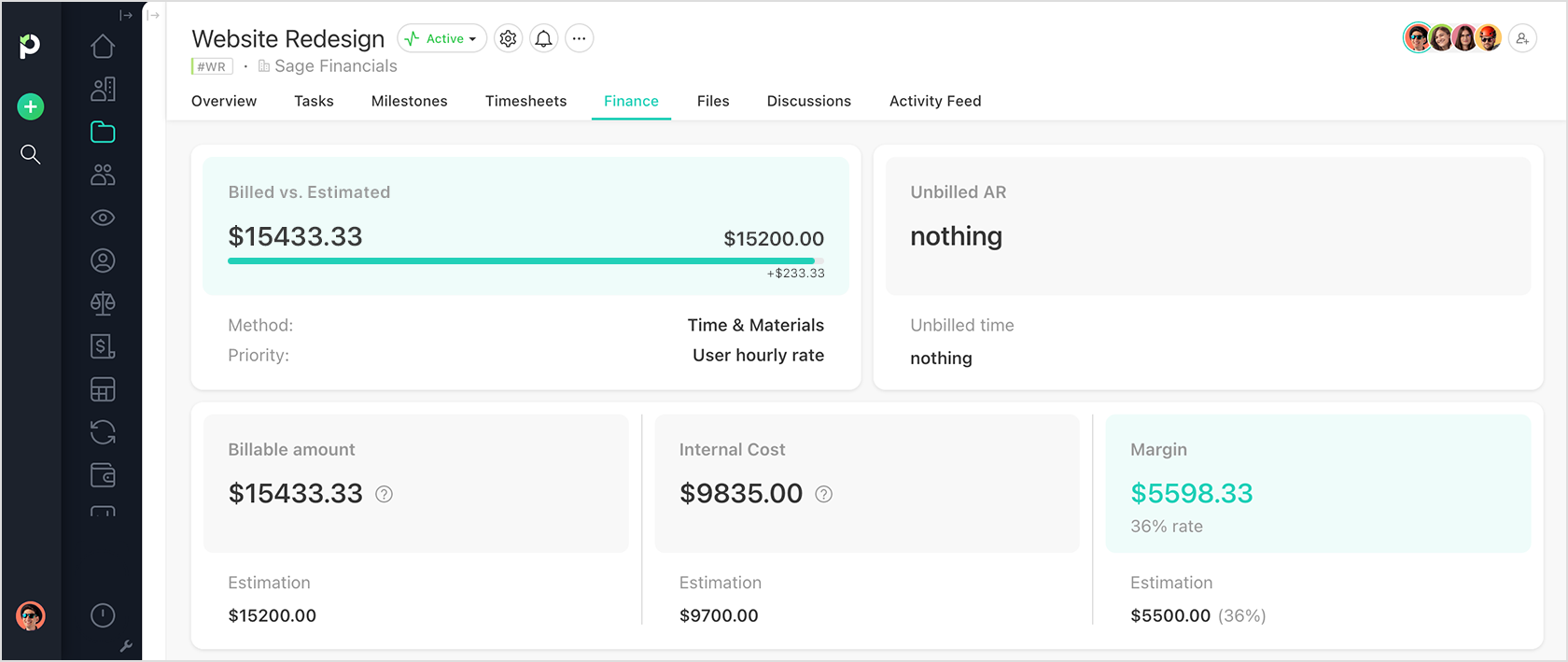 Billed vs Estimated Profit