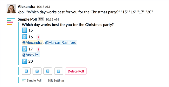 simple poll