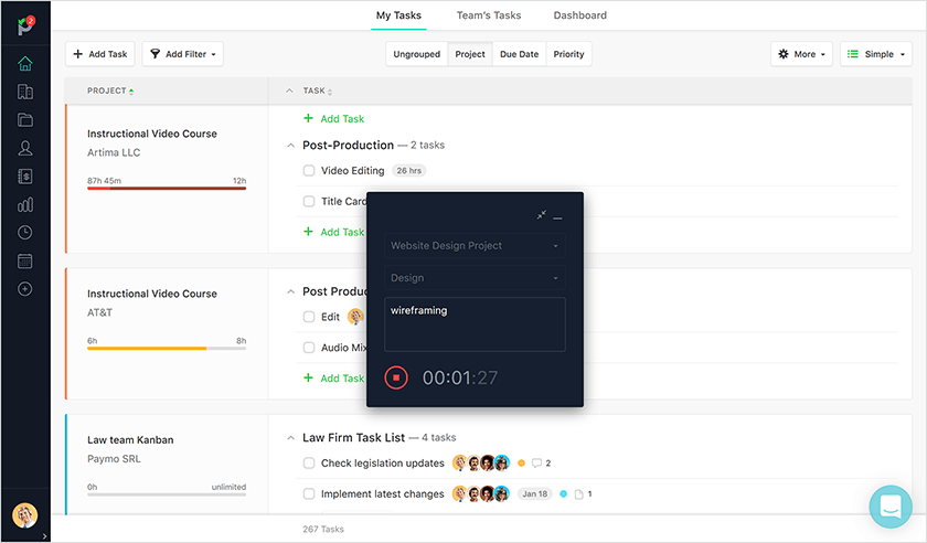 time tracker to prevent project failure